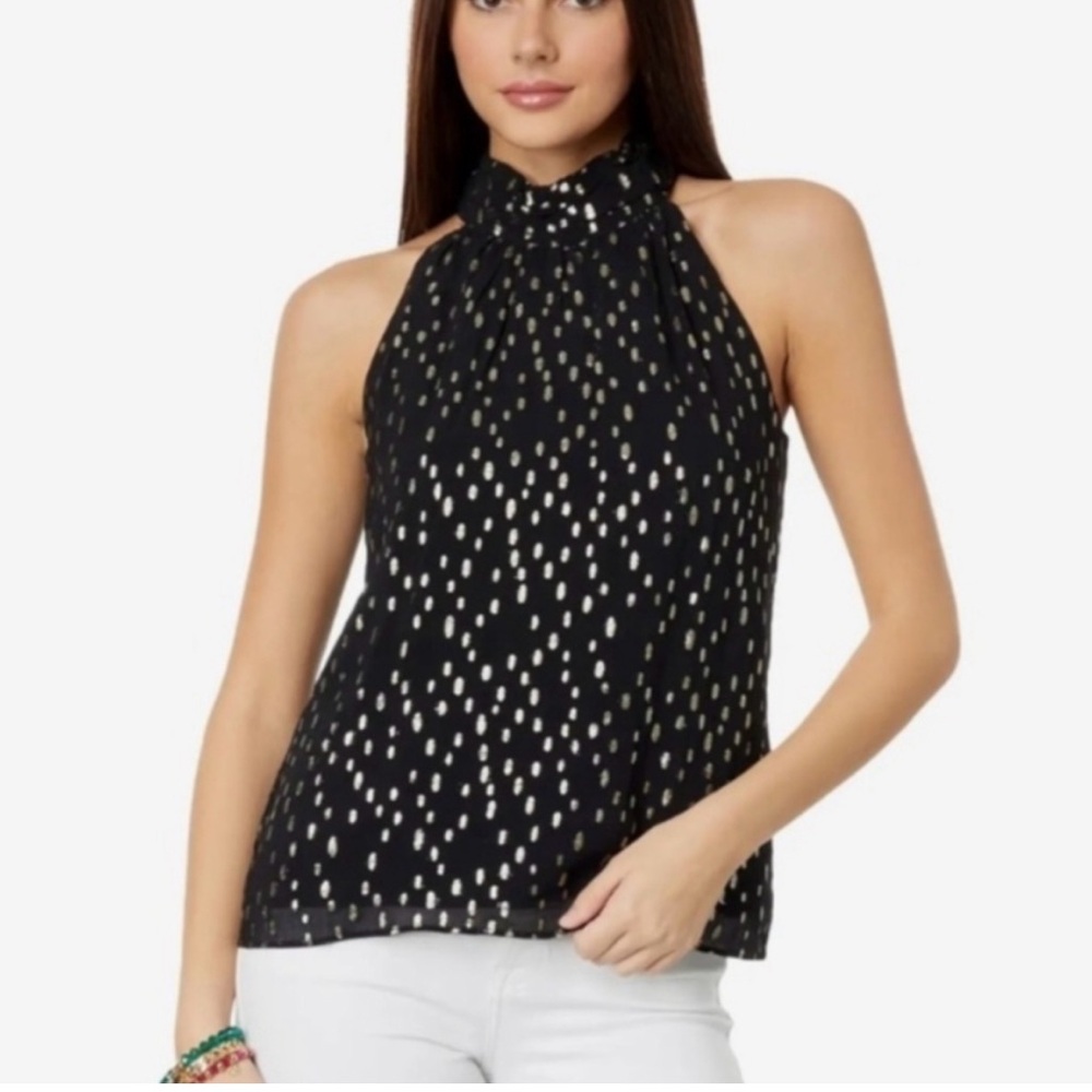 Elegant Black Sleeveless Top